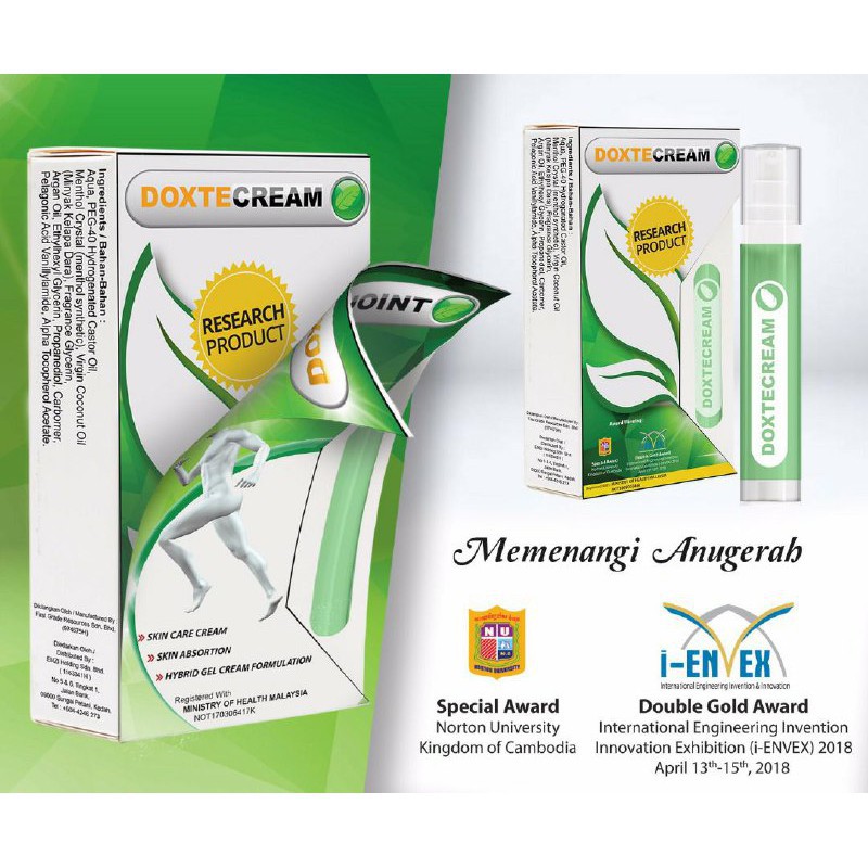 DOXTE CREAM JOINT CARE ORIGINAL HQ Ubat Sakit Sendi, Lutut 