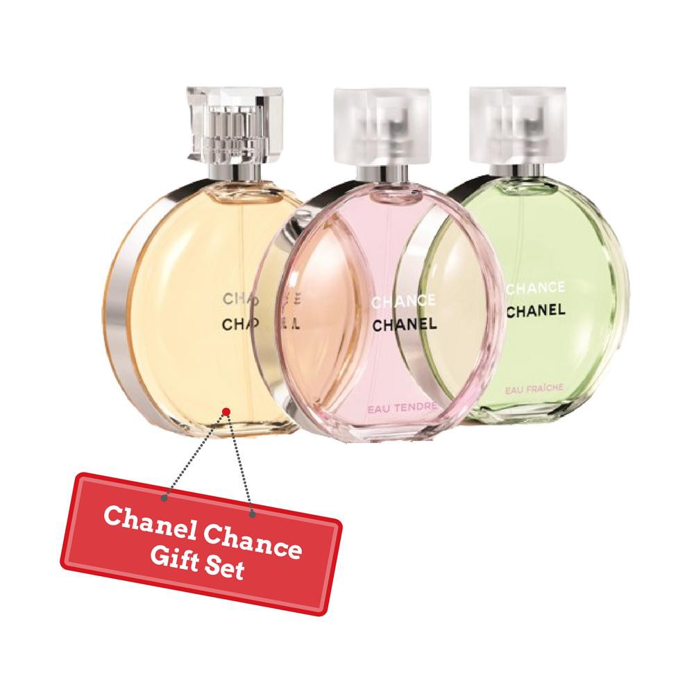 chanel chance perfume set