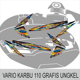 Striping Sticker Variation Vario 110 F1 Click Graphic Bisa Cod Striping Sticker Variasi Vario 110 F1 Click G