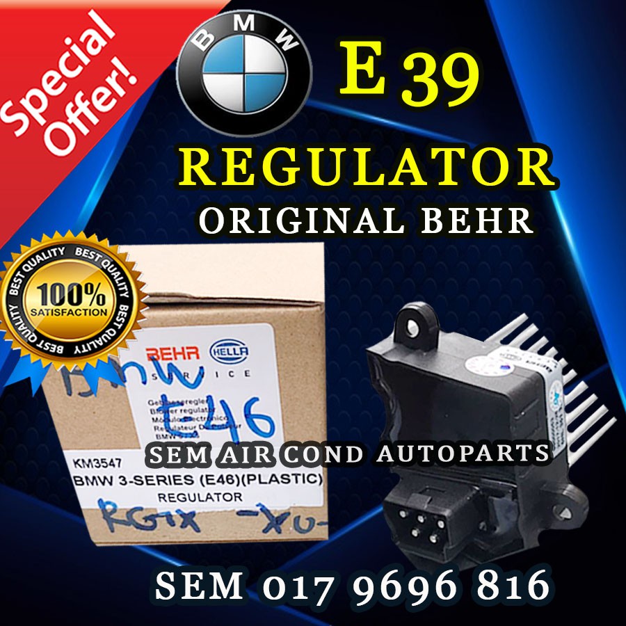 BMW E39 ORIGINAL BEHR HEATER BLOWER RESISTOR REGULATOR (CAR AIRCOND