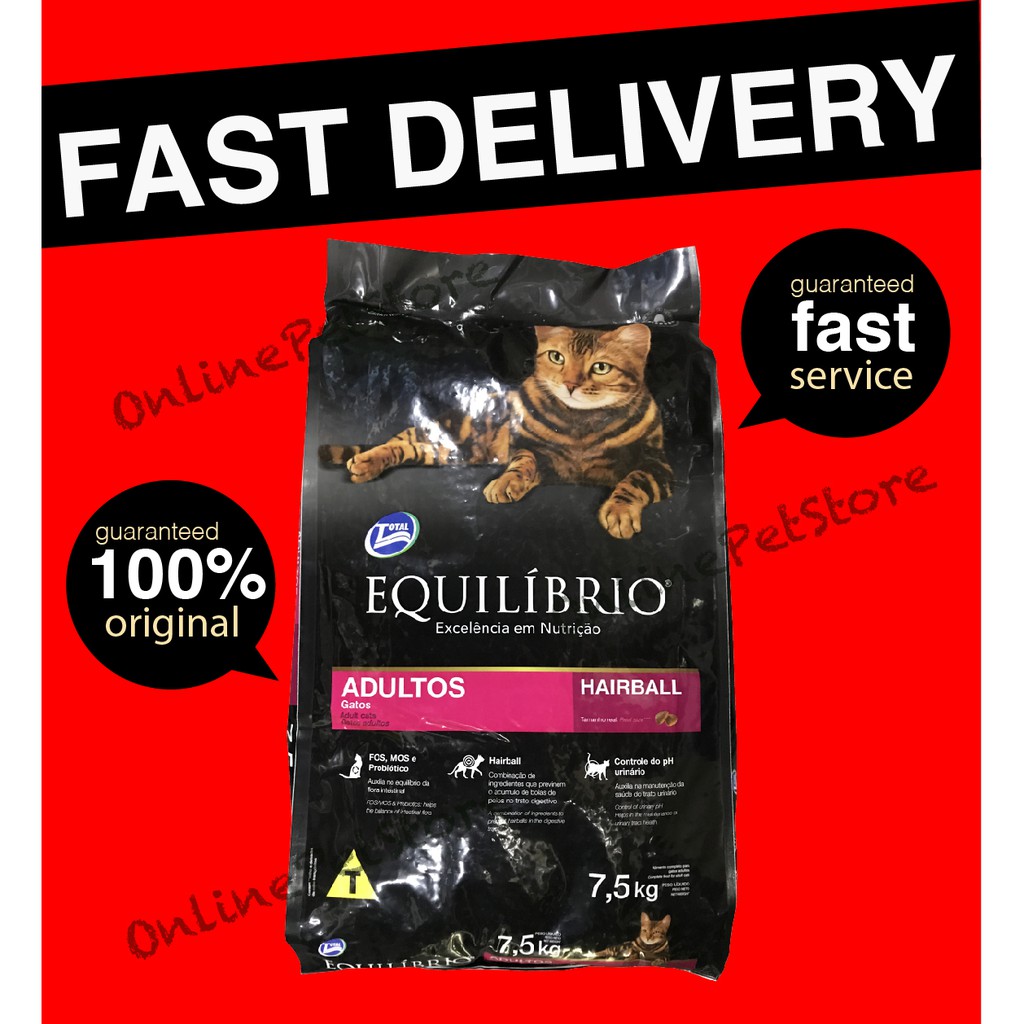 ORIGINAL Equilibrio Adult / Kitten Cat Food 7.5kg Shopee Malaysia