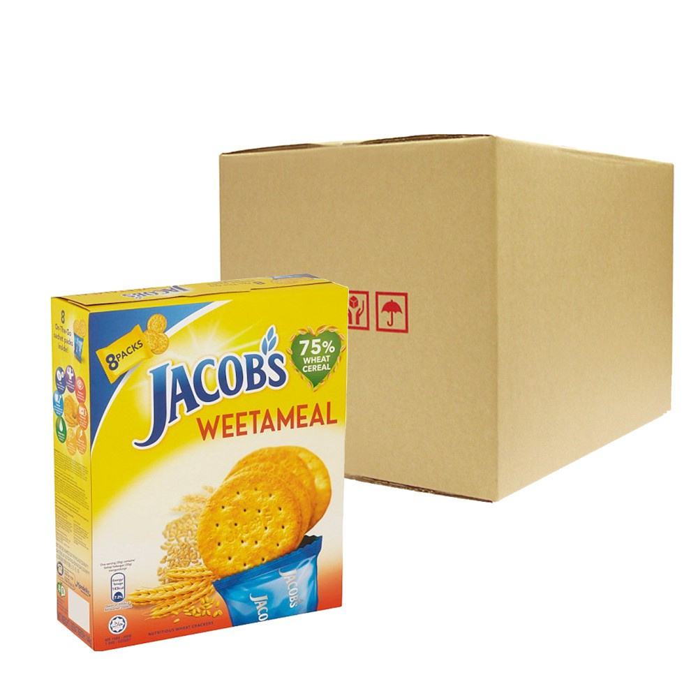 Jacob’s Multi Pack Weetameal Wheat Crackers 1 Carton 144g 4074975 1 x