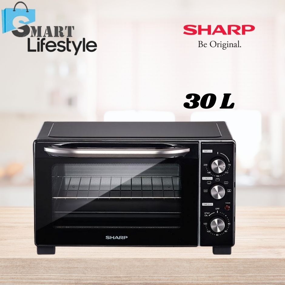 Sharp 30L Electric Oven with Convection & Rotisserie Function EO309BK