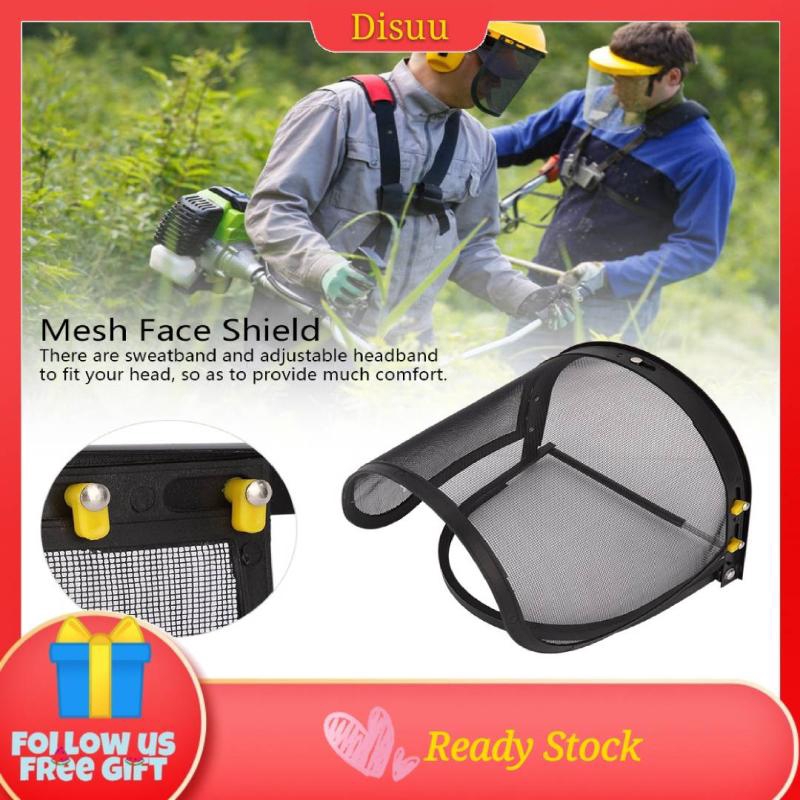 Coherny Outdoor Safety Face Shield with Mesh Visor Logging Helmet Full Face Shield Garden Protection Mask 