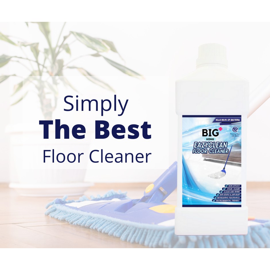 EazyClean Floor Cleaner 1000ml Mosaic Vinyl Wooden Flooring Tiles