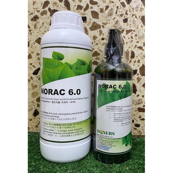 Baja Foliar NORAC 6.0 (untuk Merangsang Pertumbuhan Dedaun Dan ...