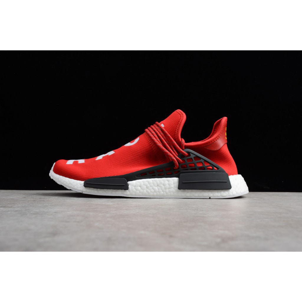 Pharrell x adidas NMD Human Race Red and White With Black | Shopee Malaysia