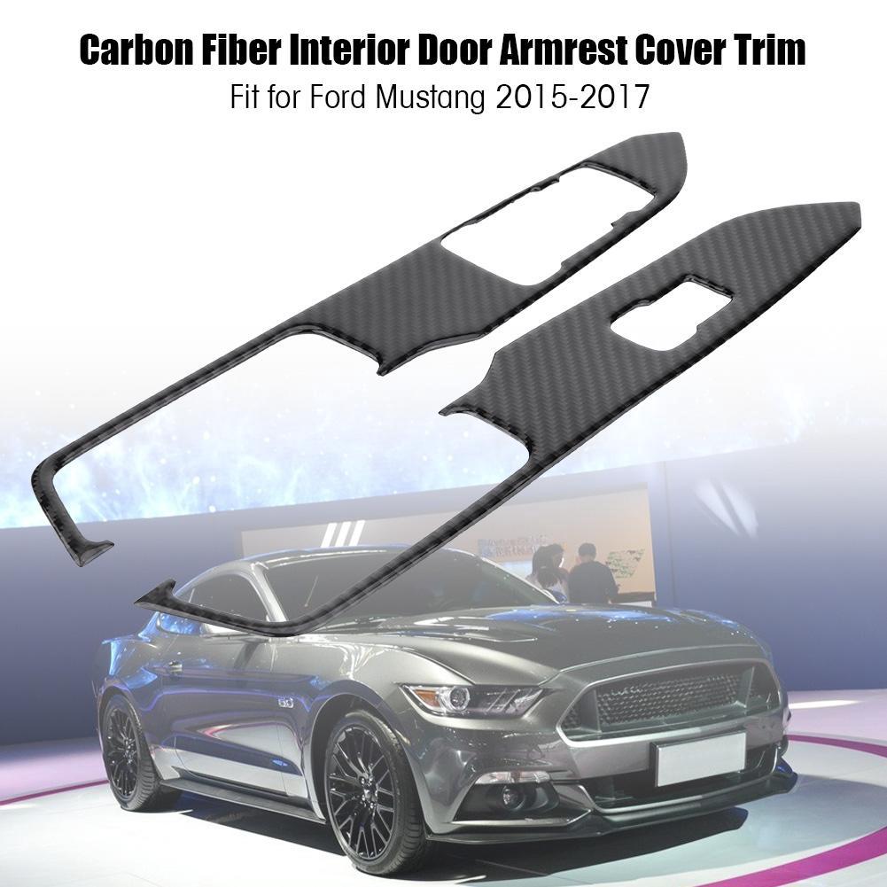 Car Door Interior Handle Button Decoration Frame Cover Trim