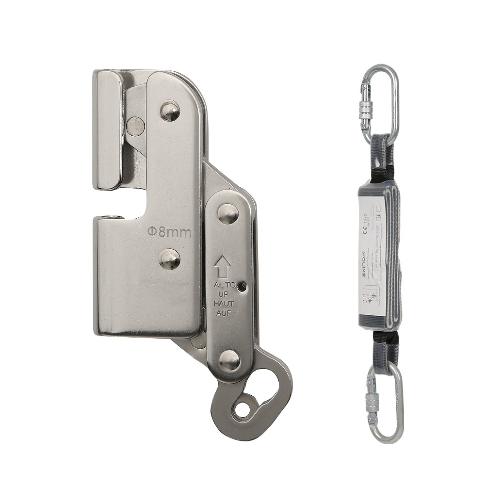 Cable Grab 8mm 10mm Wire Grip with Shock Absorber Fall Arrest