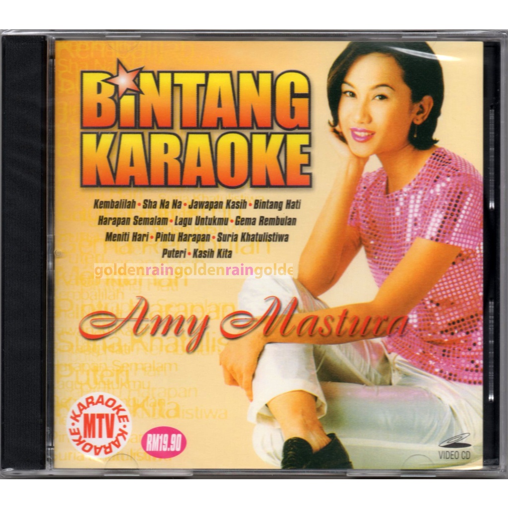 AMY MASTURA - Bintang MTV Karaoke 2002 PONYCANYON ORIGINAL VIDEO CD VERY RARE (1st Press)