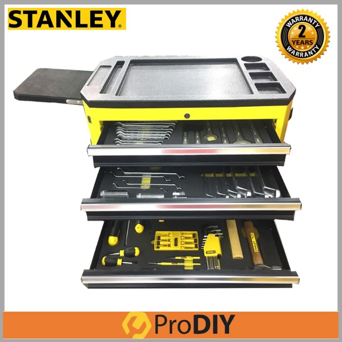 Stanley Stmt74157 8 Roller Cabinet Tools Trolley With 135pcs