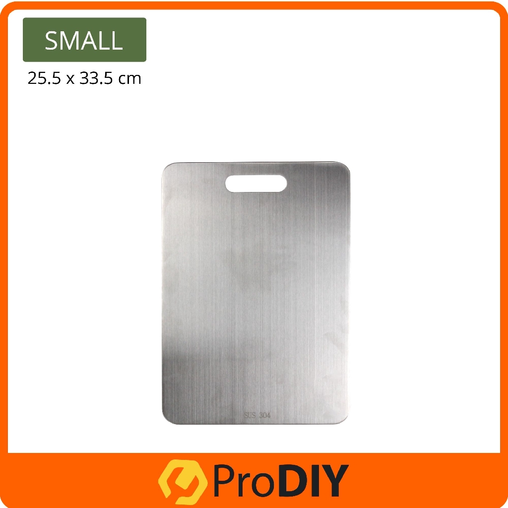 ATOCCO Stainless Steel Cutting Board SUS304 Strong Durable Chopping Board ( AT-235335 / AT-250360 / AT-280390 )
