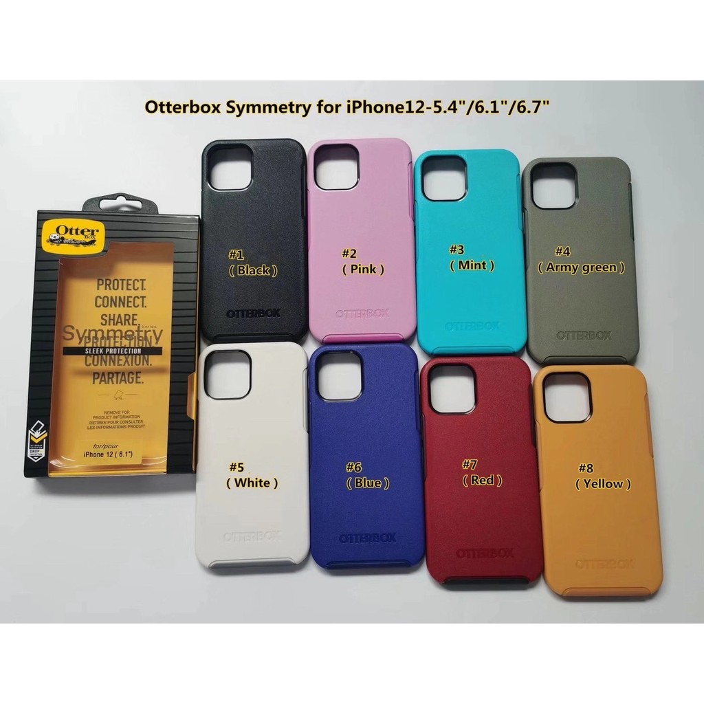 Otterbox Symmetry Iphone 12 Mini Iphone 12 Iphone 12pro Max Symmetry Series Case Shopee Malaysia
