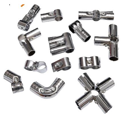 Penyambung Paip 28MM Metal Pipe Connector Metal Joint DIY storage rack ...