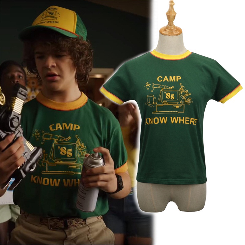 Stranger Things 3 Cosplay Dustin Know Where Hoodie Costume Pullover Sweatshirt