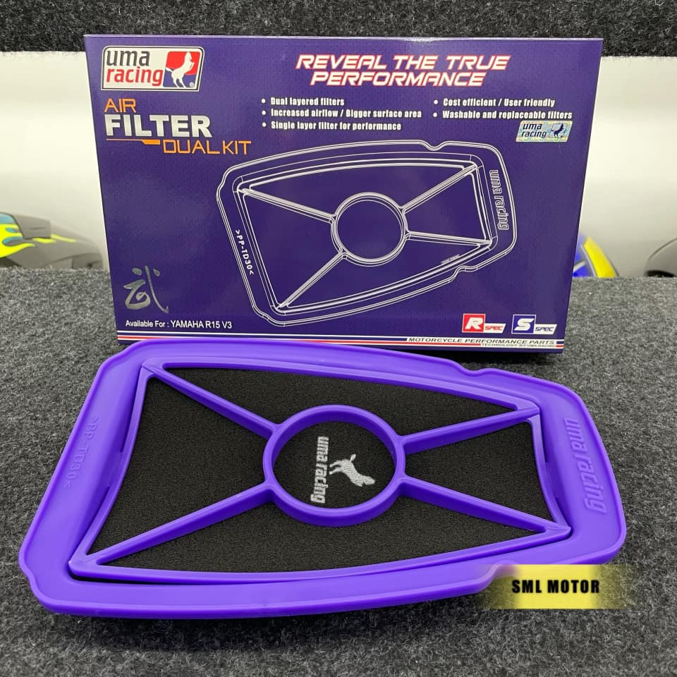 UMA RACING Air Filter Dual Kit R15 V3 MT15 YAMAHA UMA RACING Original