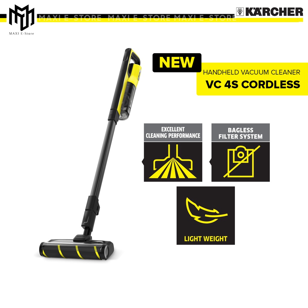 Karcher VC 4s Cordless Handheld Vacuum Cleaner 60min VC4S Shopee