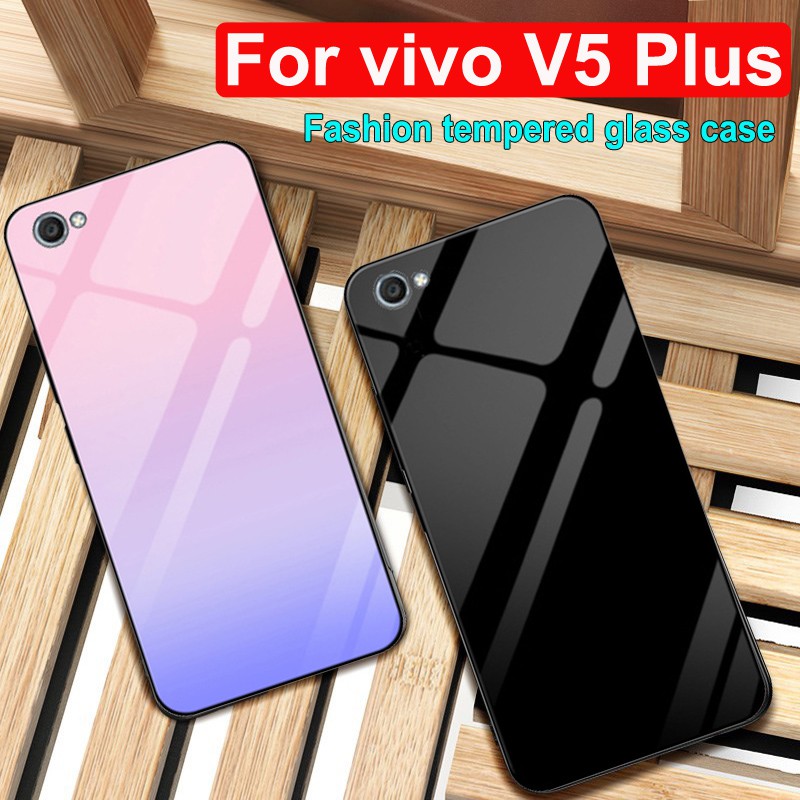 For Vivo V5 Plus Case V 5 Tempered Glass Phone Cover Hard Case For