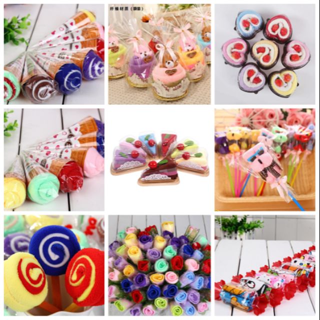 132)Party door gift by handkerchief,creative gift,cute gifts(ready