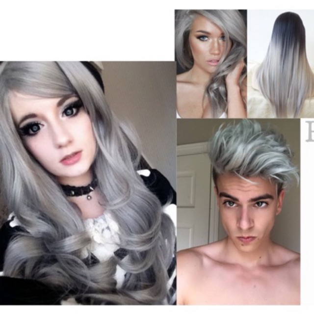 0 11 Ash Grey Sliver Grey Korea Hair Color Cream