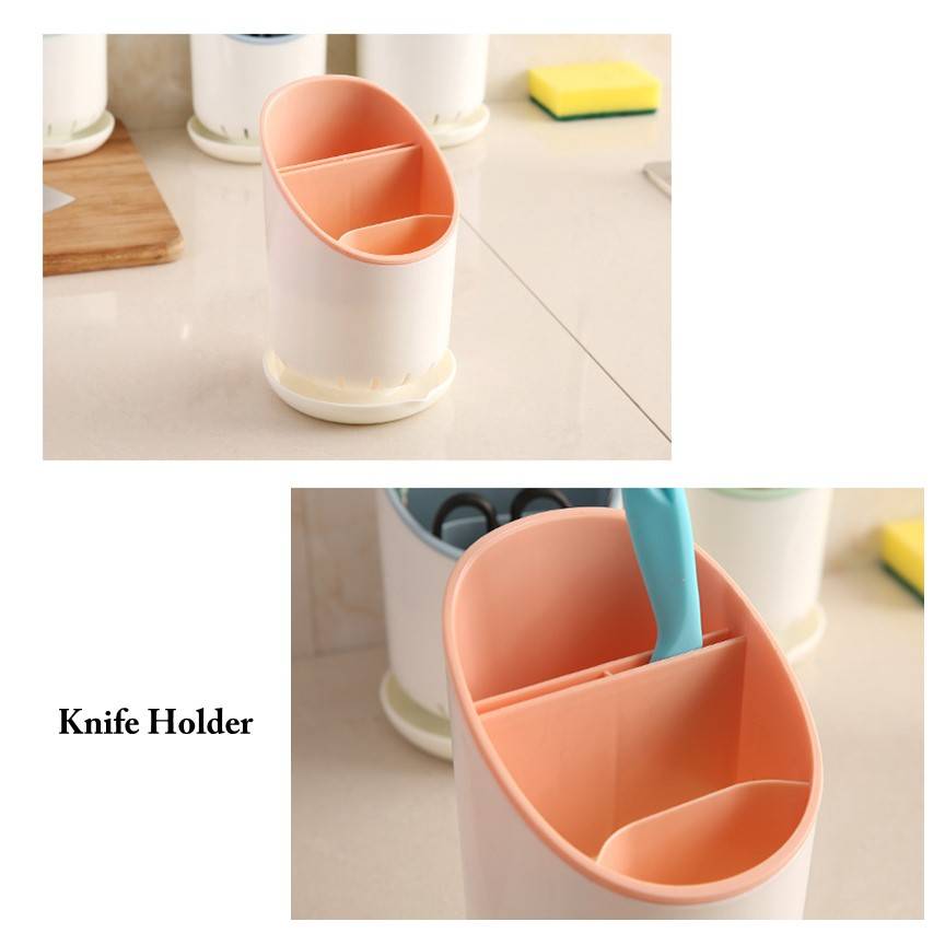 Cutlery Drainer Holder Kitchen Utensils Drying Rack Tableware Knife Spoon Fork ChopStick Container