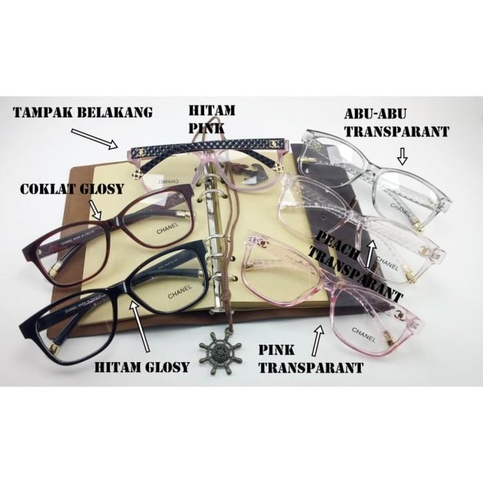 Minus / plus / Progressive Korean c324 pink Transparent Eyeglass Frames