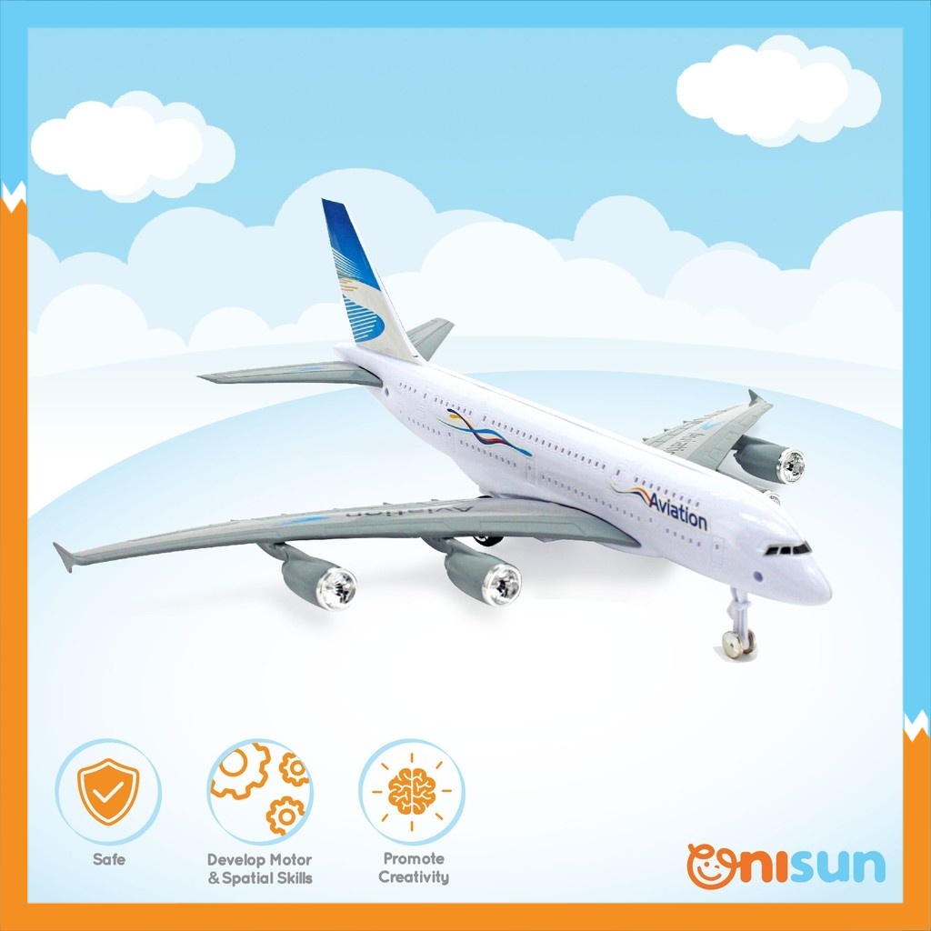 Fly High! Push & Go Airplane Toy for Kids