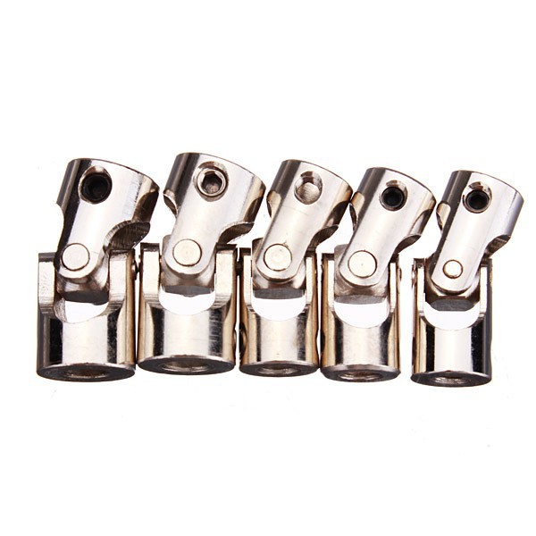 Metal Universal Joint Brushless Shaft Coupling For RC Car Boat Toy 5 Sizes
