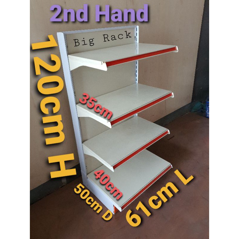 Big Rack 2nd Hand Gondola 2nd Hand Wall Gondola Clearance Stock Best Buy Murah Murah Jual Ready Stock Shopee Malaysia