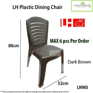 Plastic Chair Kerusi Meja Makan Plastic Side Chair 