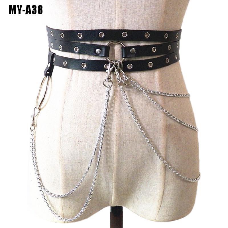 Chain-Link Garter Belt - KASANAGI