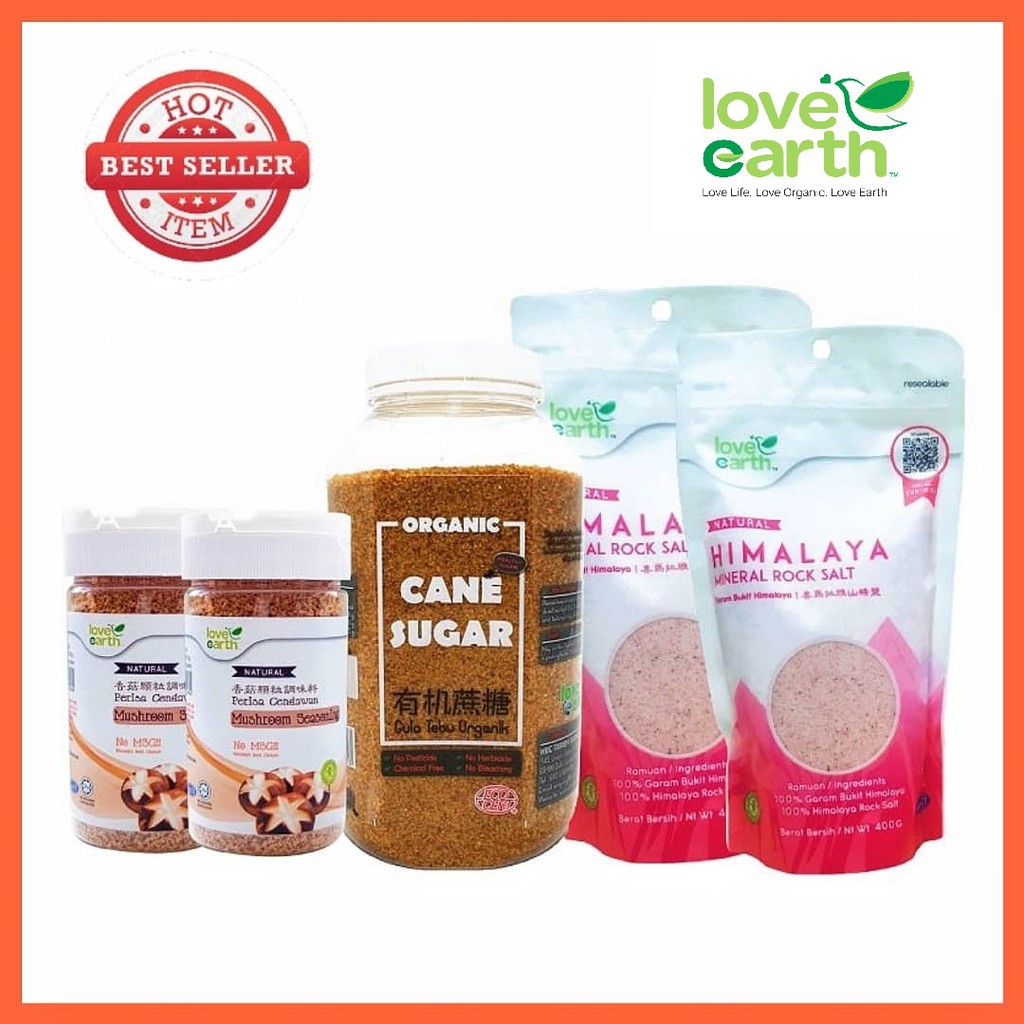 Love Earth Mushroom Seasoning Basic Set 1 Ready Stock!! Shopee Malaysia