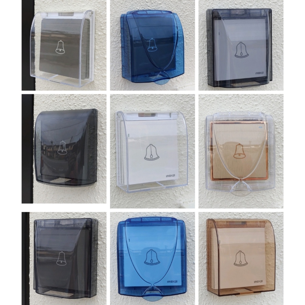 Malaysia Standard Size Waterproof switch plug socket door bell switch