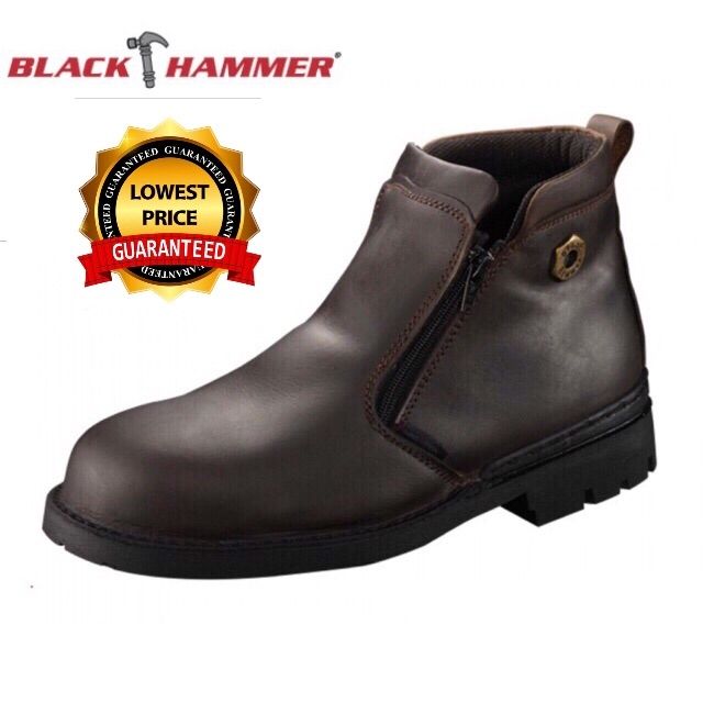 safety boots black hammer