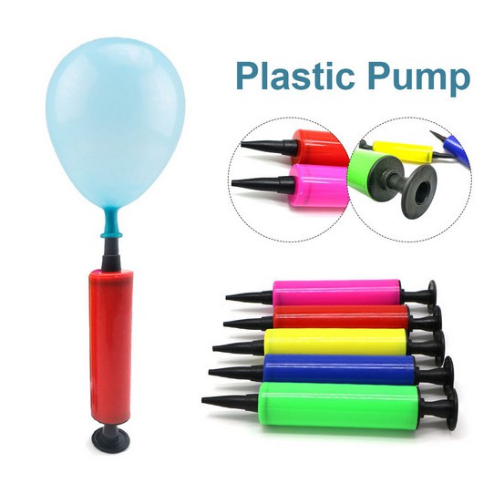 1 PC Balloon pump Mini Plastic Hand Held Ball Party Balloon Inflator
