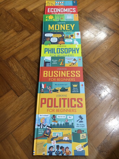 7 Books Set Usborne For Beginners Money Politics Business 