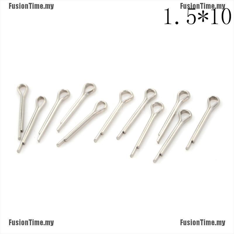 10PCS Stainless Steel Split Cotter Pins Hardware Fasteners Parts M2 M3 M4 M5 9U