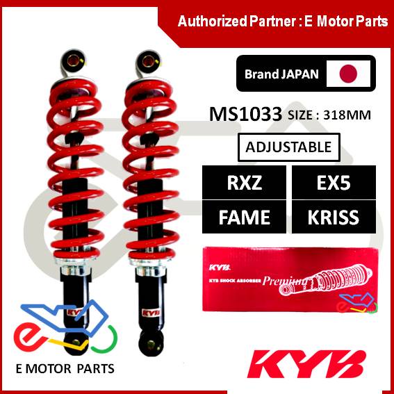 Absorber Ex5 Rxz Adjustable Kyb Mono Shock Absorber Rxz Catalyzer Ex5 Kriss 100 Original Kyb Ms1033 Shopee Malaysia