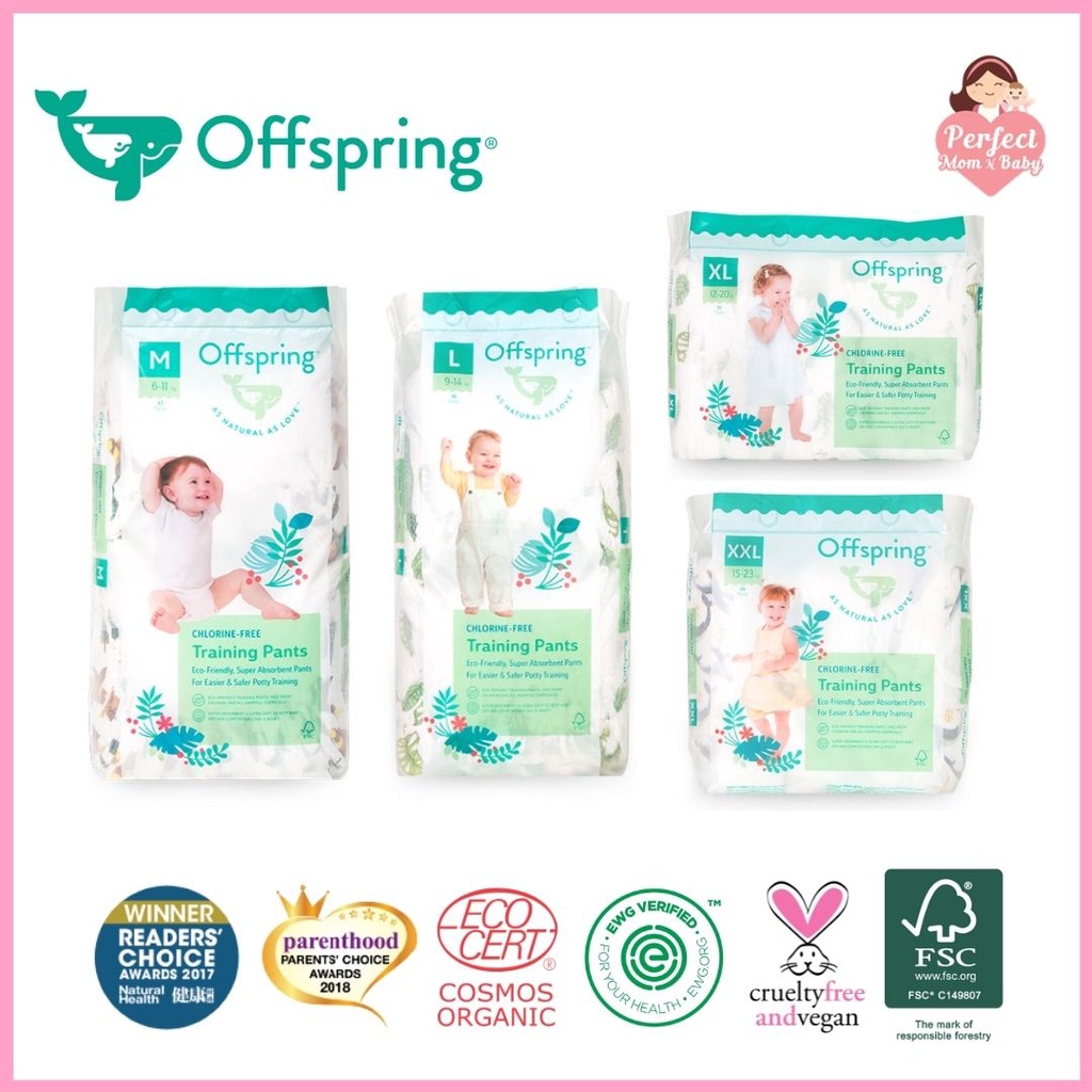 [READY STOCK] OFFSPRING Chlorine-free Fashion Diapers - Pants | Shopee ...