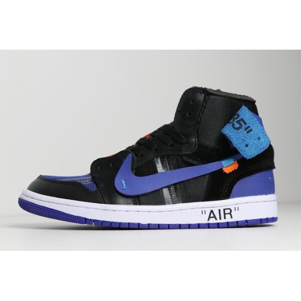 blue white and black jordan 1