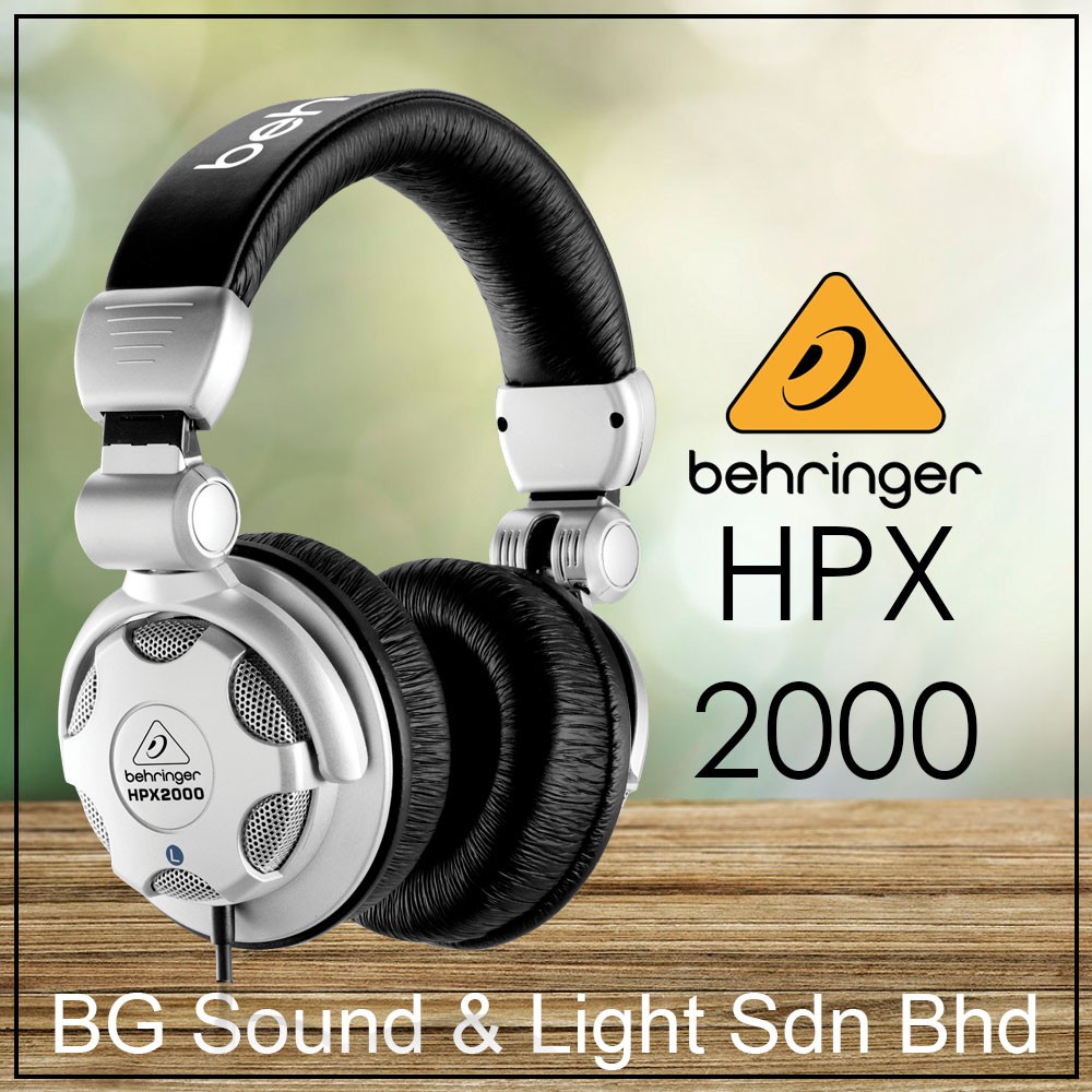 [READY STOCK]Behringer HPX2000 Headphones HighDefinition DJ Headphones