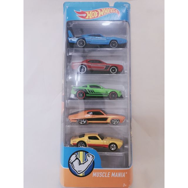 hot wheels muscle mania 5 pack 2018