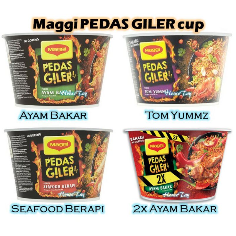 Maggi Pedas Giler Ayam Bakar Tom Yummz Seafood Berapi Ayam Bakar