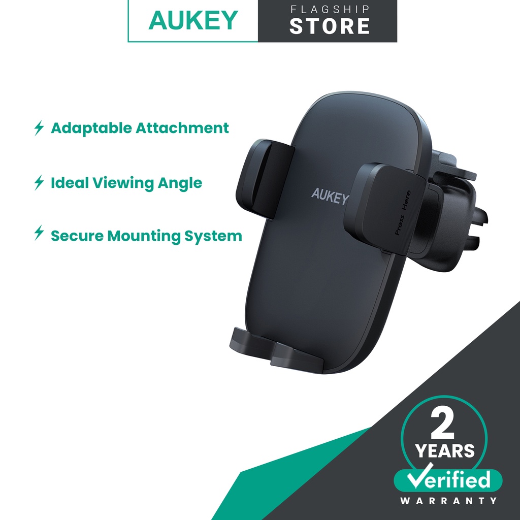 AUKEY HD-C58 Car Phone Mount Upgraded Vent Clip for Air Vent