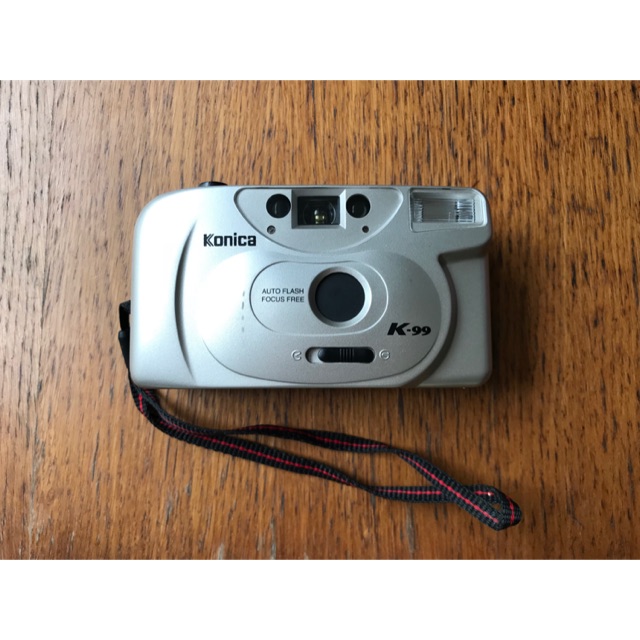 Konica auto flash k99 point and shoot 35 mm film camera