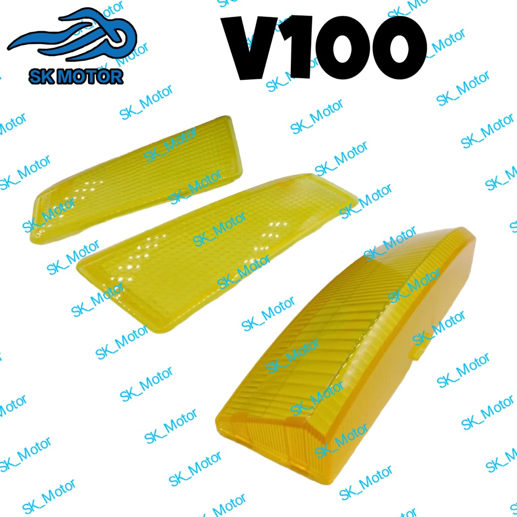 Suzuki V100 Head lamp Cover & Signal Cover / Head lamp Lens & Signal Lens / Cover Signal Lampu