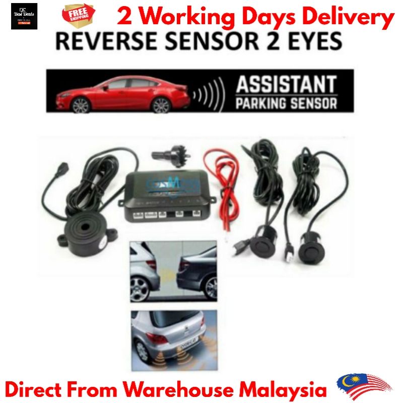 Senang Install CAR Parking Sensor Reverse Beeping ASSISTANT REVERSE