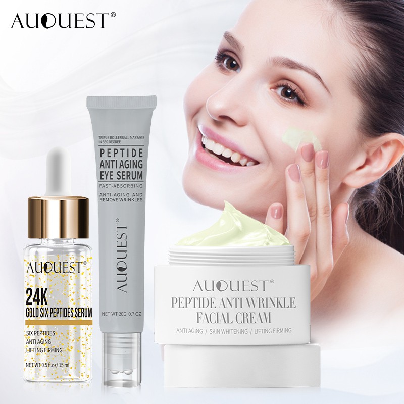 Auquest Wrinkle Smoothing Anti Aging Cream With Peptides Firming Face Cream Shopee Malaysia
