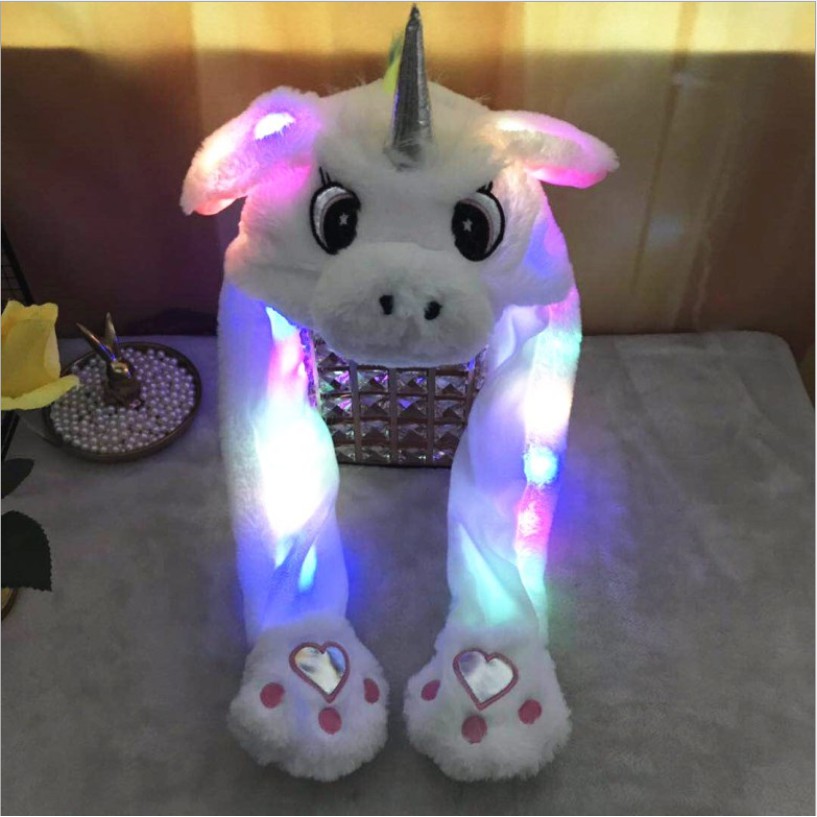 Local Seller> [Ready Stock] LED move hat, LED rabbit hat, Bunny topi, topi  Unicorn, Pikachu, Rabbit,Gift | Shopee Malaysia