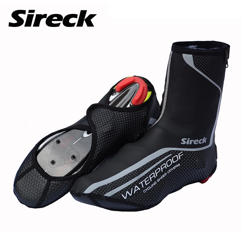 Reusable Cycling Shoes Cover Thicken Warm Overshoe Windproof Waterproof for Road Bicycle Bike Racing Overshoes Shoes Cover 